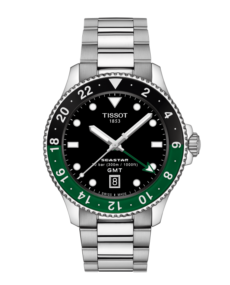 Tissot Seastar 1000 GMT 40mm T1208521105100