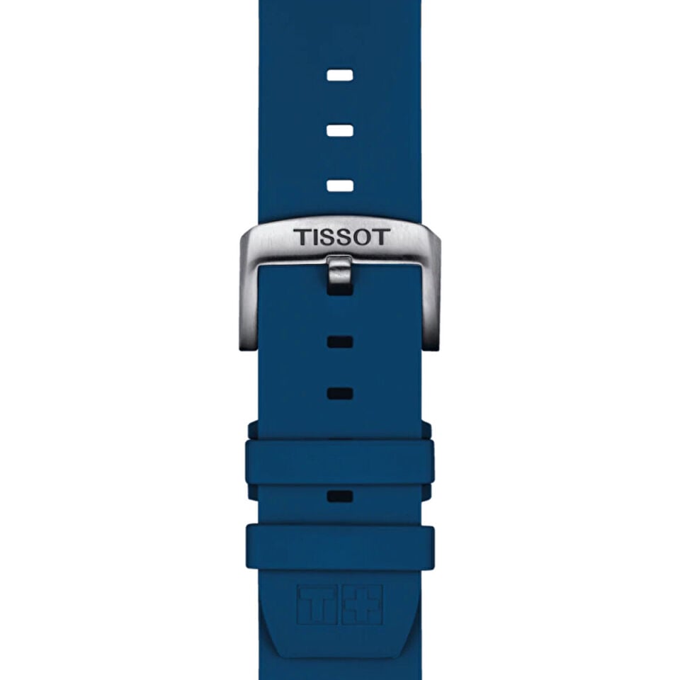 Tissot Mavi Silikon Kayış Boynuz Aralığı 22 mm T852047175