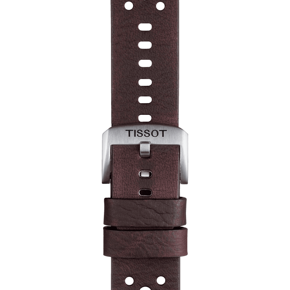 Tissot kahverengi deri kayış boynuz aralığı 22 mm T852046777