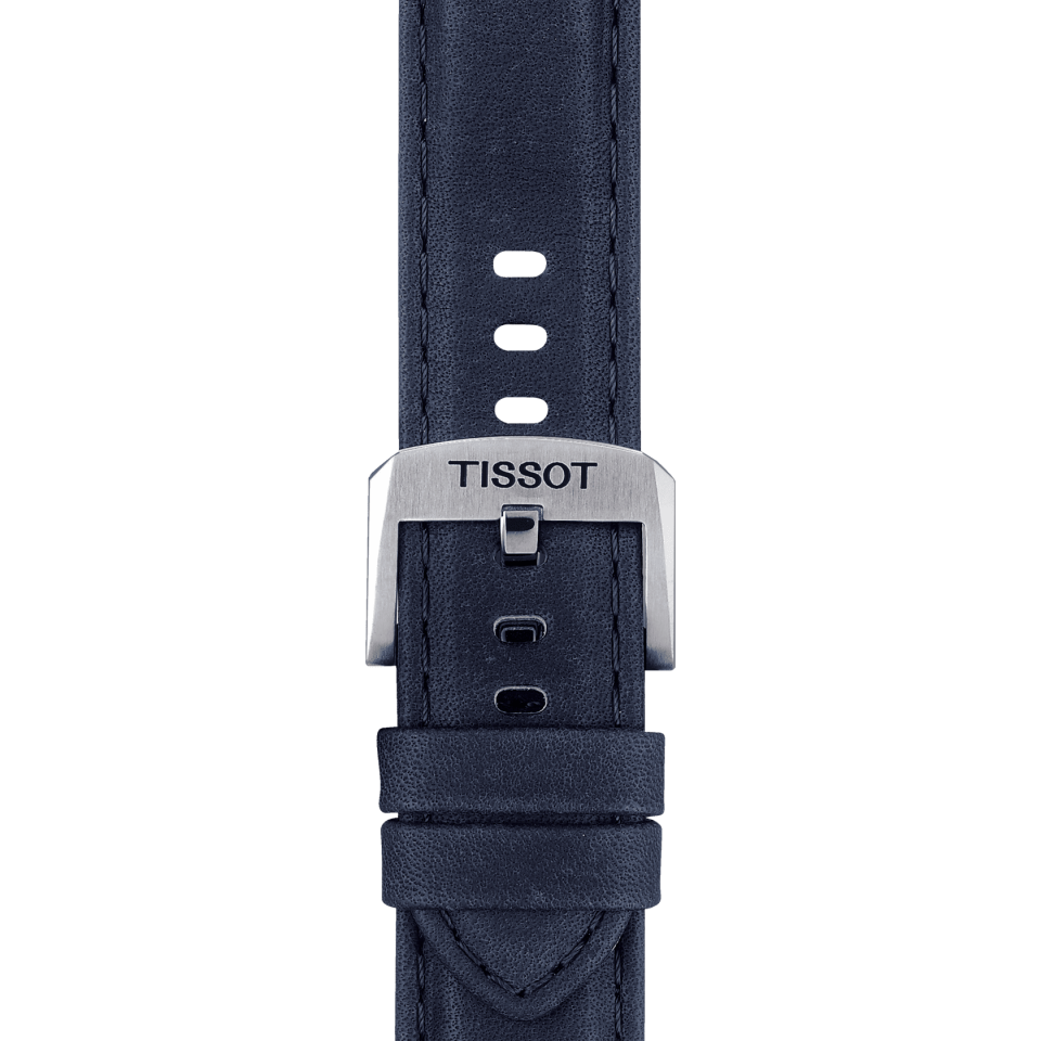 Tissot mavi deri kayış boynuz aralığı 20 mm T852046831