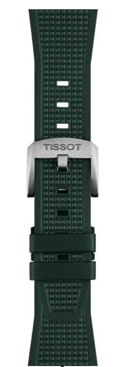 Tissot PRX 40 mm Koyu Yeşil Kauçuk Kayış T852050987
