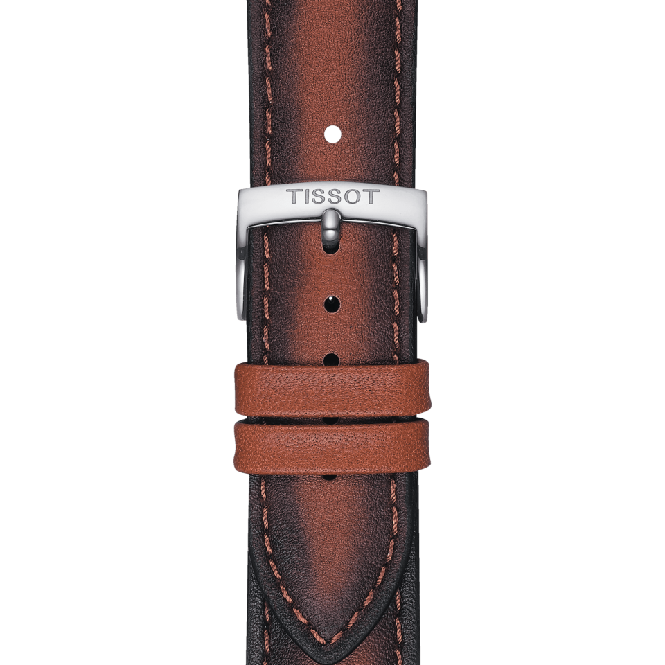 Tissot kahverengi deri kayış boynuz aralığı 20 mm T852046842